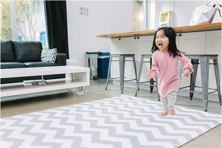 Actual product image Dwinguler Zig Zag Grey (Slim) (180 x 140 cm)