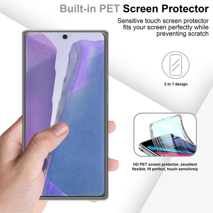 Produktbild Cadorabo TPU 360 Grad Case Cover (Samsung Galaxy Note 20)