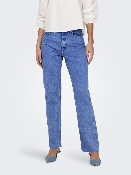 Image du produit Only ONLRILEY Taille haute Coupe droite Jeans Straight-Fit jeans (26)