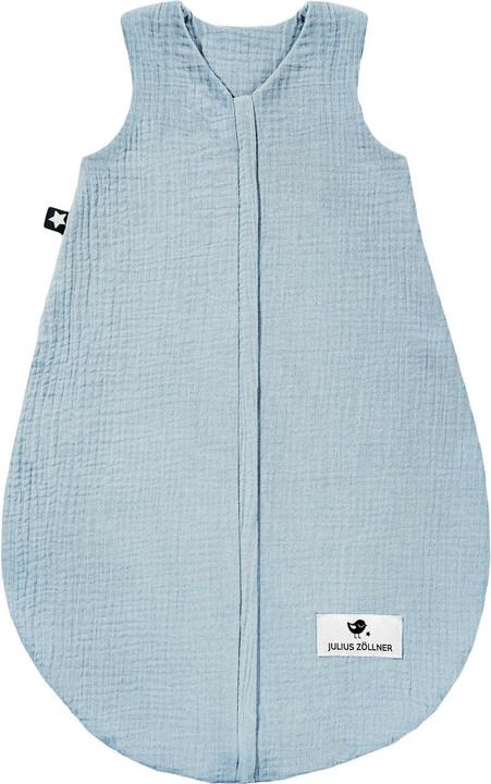 Julius Zöllner Baby-Sommerschlafsack Musselin Denim Gr. 80 (80 cm)