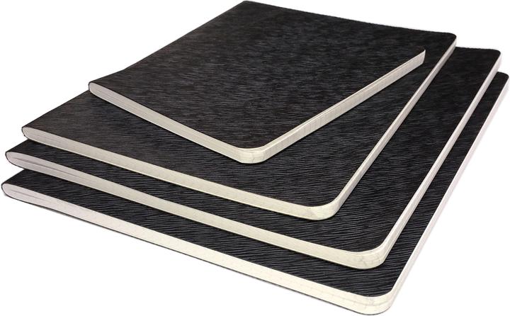 Image du produit Neutral Cahier en toile cirée sans index 17,5 × 22 cm (E5, Quadrillé, Couverture souple)