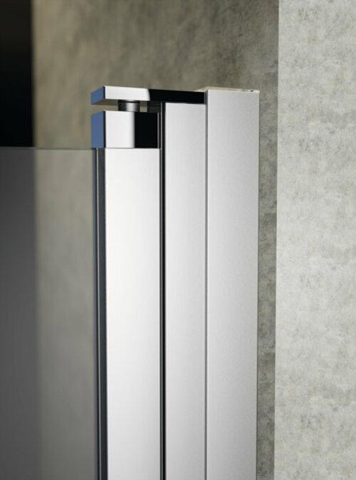 Produktbild Hüppe Design pure Schwingfalttür, Linksbefestigung, Breite 800mm, Höhe 2000mm, Montage auf Fliese (211 cm, 88 cm, 200 cm)