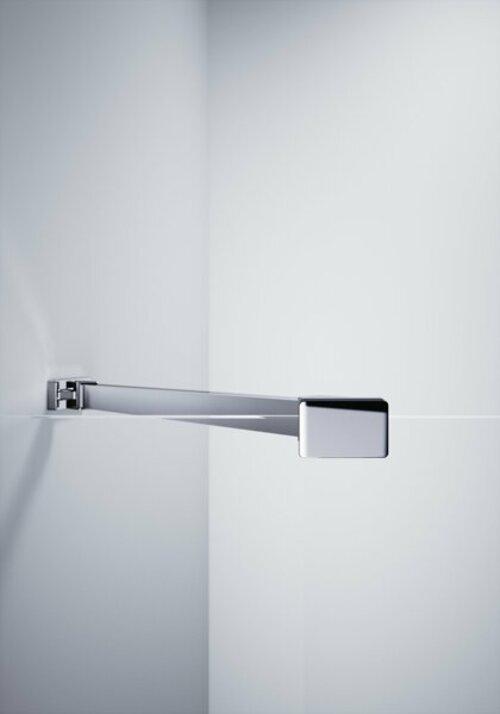 Image du produit Hüppe Design pure porte battante avec segments fixes Largeur : 120cm arrêt à gauche et à droite (211 cm, 128 cm, 11 cm)