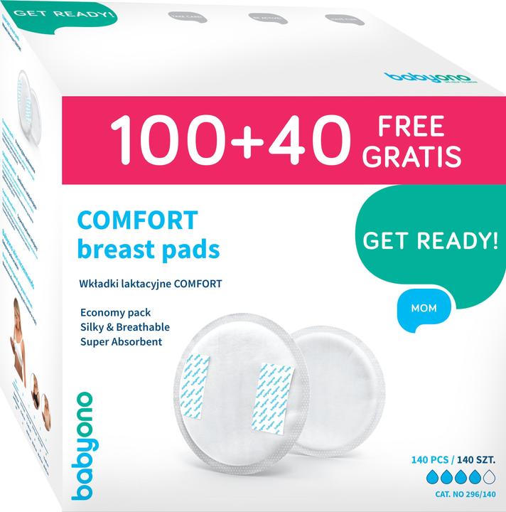 Immagine prodotto Babyono Inserti per reggiseno COMFORT, 140 pezzi. (140 x)