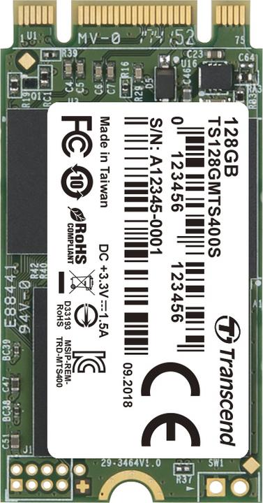 Produktbild Transcend Mts400s (128 GB, M.2 2242)