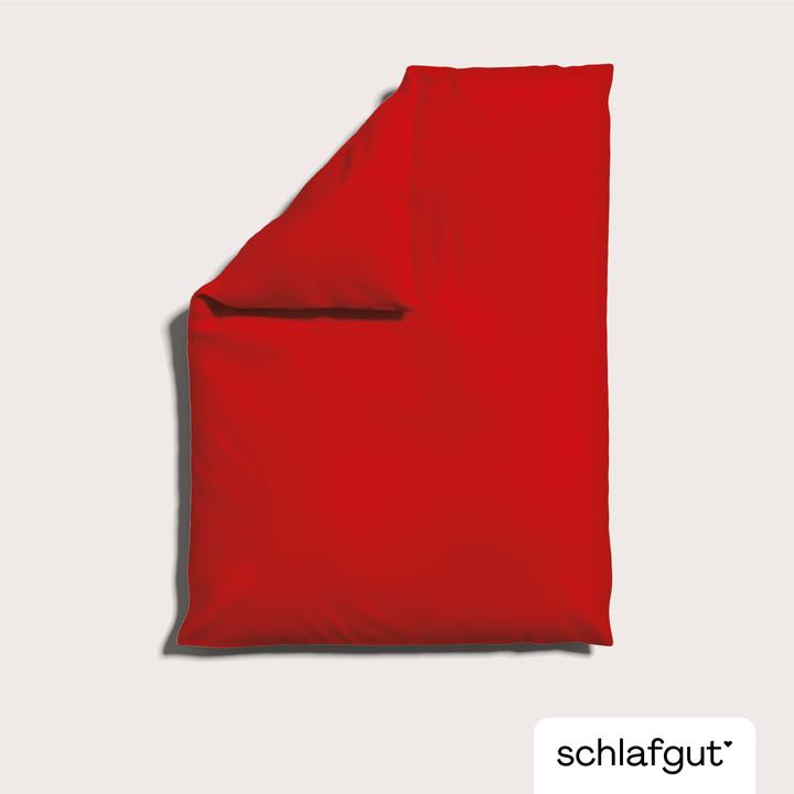 Actual product image schlafgut Woven Satin (Duvet cover, 155 x 220 cm)