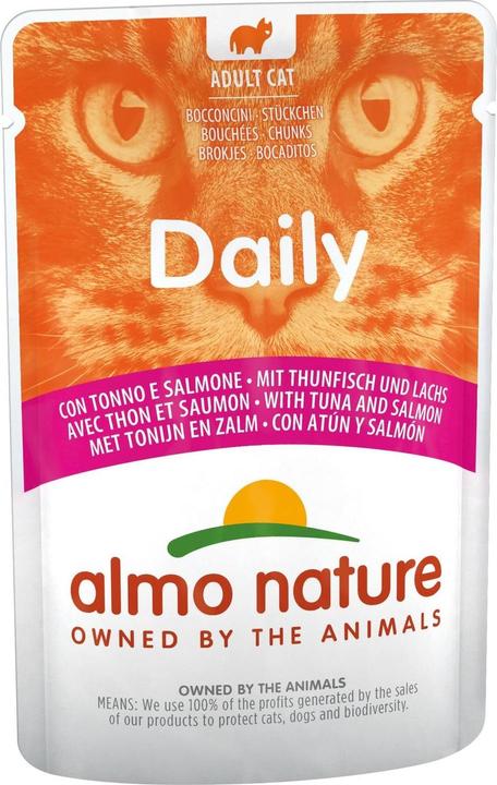 Produktbild Almo Nature Daily Menu Thunfisch & Lachs (Adult, 1 Stk., 70 g)