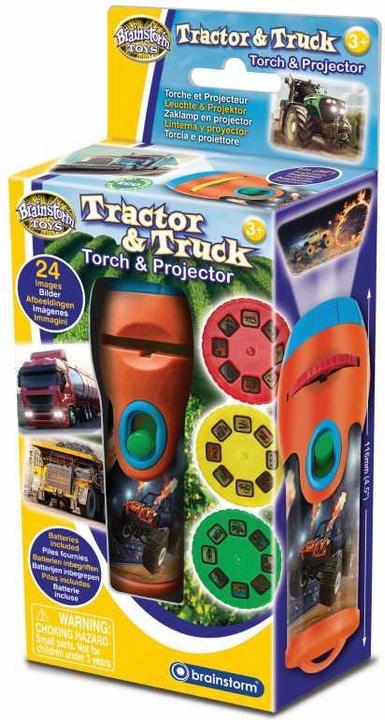 Immagine prodotto Brainstorm Taschenlampe & Projektor Traktoren, Lastwagen etc. (Francese, Tedesco, Italiano, Inglese)