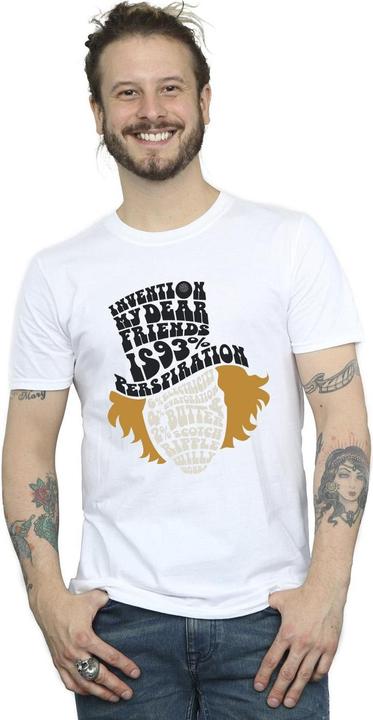 Image du produit Willy Wonka & the Chocolate Factory - T-shirt WILLY WONKA TYPED HEAD - Homme (S)