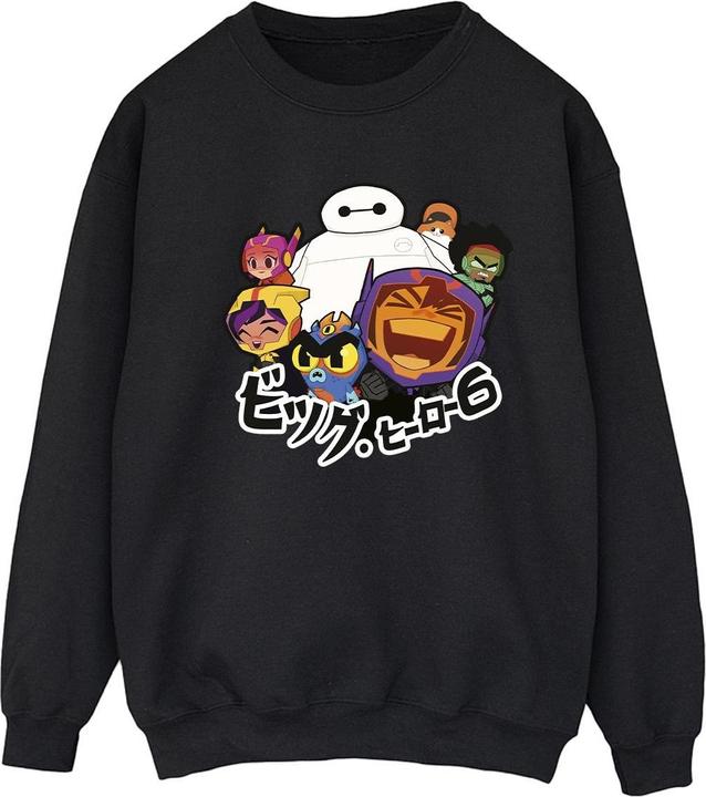 Immagine prodotto Disney Big Hero 6 Baymax Group Manga Felpa Donna (L)