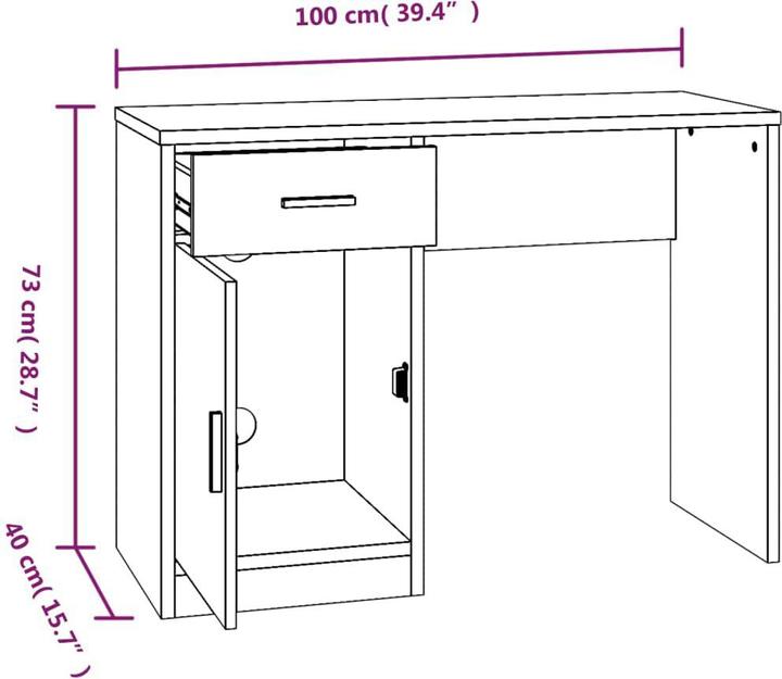 Actual product image VidaXL Noel (100 x 40 x 73 cm)
