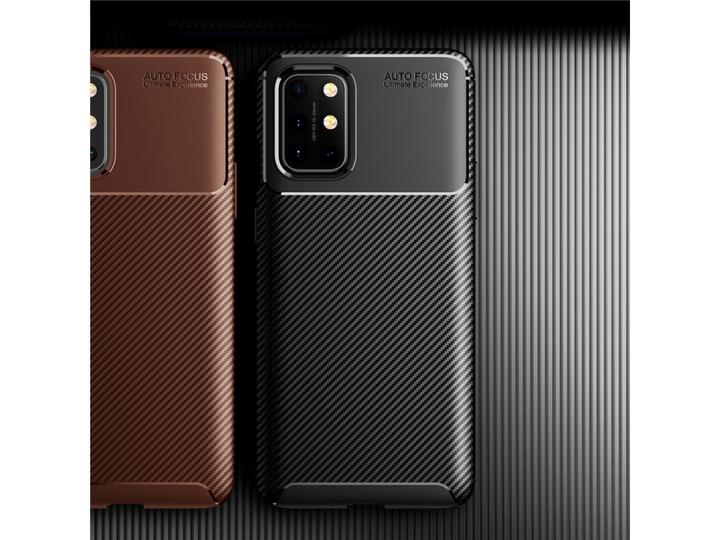 Produktbild Screenguard OnePlus 8T Hülle Carbon Design TPU Case (OnePlus 8T)