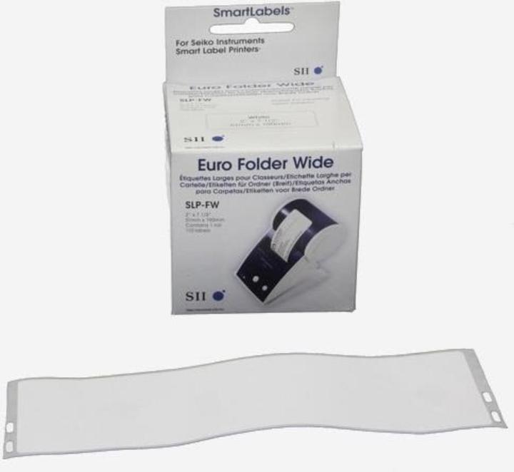 Produktbild Seiko SLP-FW Ordneretiketten breit, 1 Rolle à 110 Etiketten