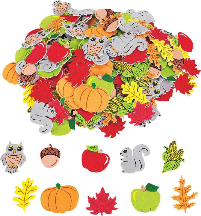 Image du produit Colorations Autocollants en mousse automne, 300 pcs.