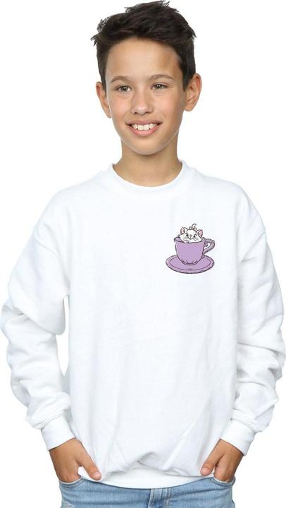 Immagine prodotto Disney Aristocats Marie In Cup Breast Print Felpa Ragazzi (152, 158)