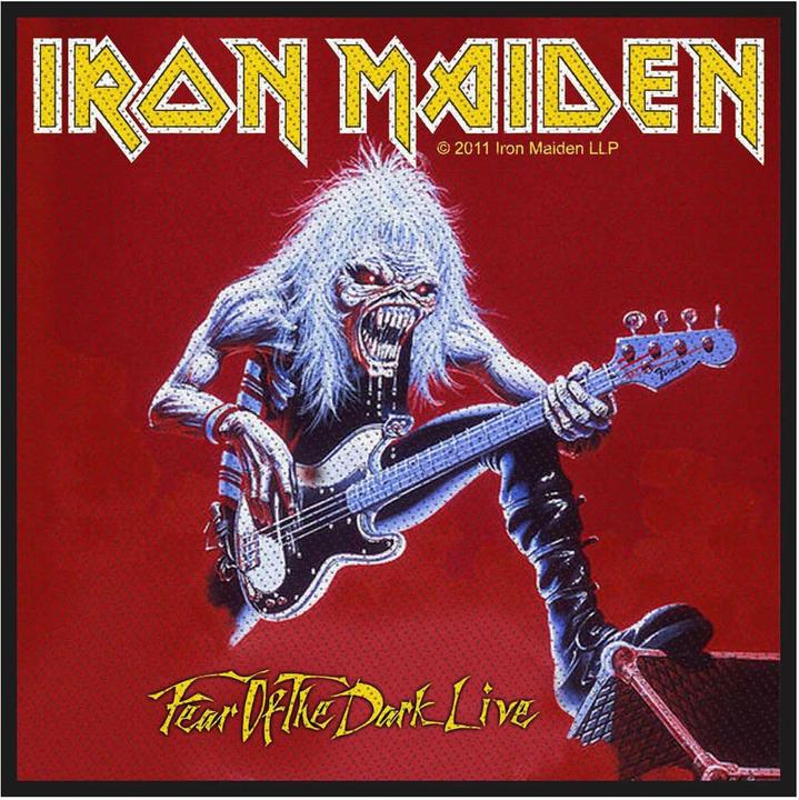 Immagine prodotto Music Brand Fear Of The Dark Live Tasca a Toppa - 100% Poliestere (1 x)