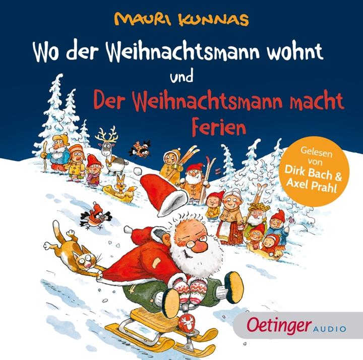 Actual product image Where Santa Claus lives and Santa Claus goes on vacation (Mauri Kunnas, German)