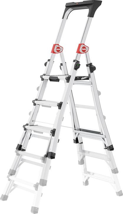 Produktbild Hailo TL 100 TopLine, Teleskop Stehleiter (Stehleiter, Teleskopleiter, 101 cm)