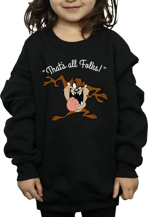 Image du produit Looney Tunes - Sweat TAZ THAT'S ALL FOLKS - Fille (128)