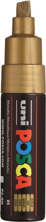 Actual product image Posca Marker PC-8K wedge tip (Gold, 8 mm, 1 x)