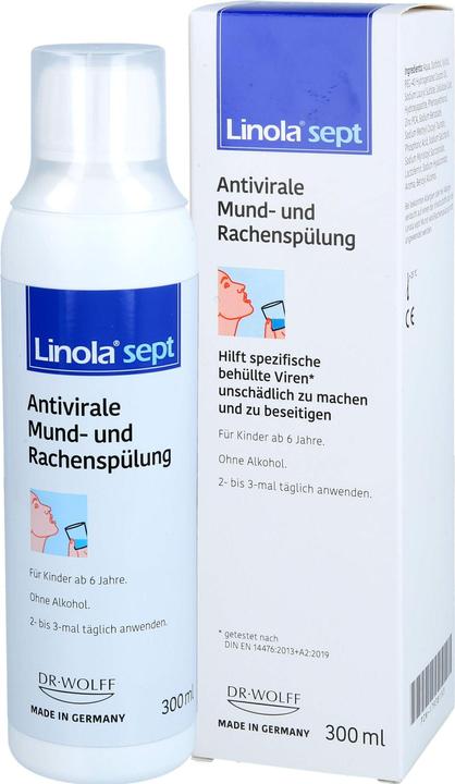 Actual product image Dr. Wolff Linola Sept Mouth & Mouthwash, 300 ml SUS (300 ml, Mouthwash)
