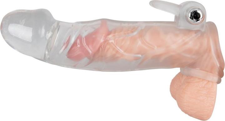 Actual product image RealRock Clear Penis Sleeve Vibro