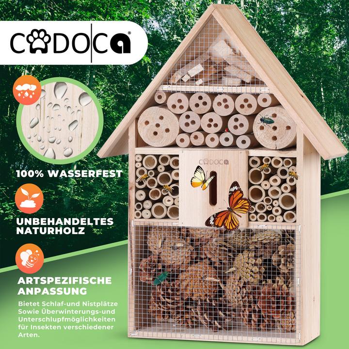 Produktbild Deuba Insektenhotel (Marienkäfer, Florfliegen, Grabwespen, Schmetterlinge)