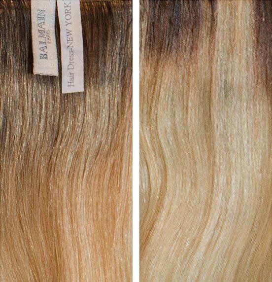 Actual product image Balmain Clip In Weft Set 40cm New York Human Hair (New York, 40 cm)