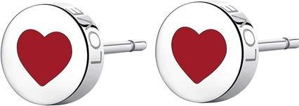 Sagapo S'AgapÃµ - Matching steel earrings with a heart Click SCK52