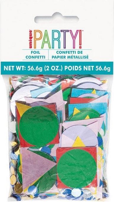 Produktbild Unique Party geometrisches Design Konfetti Folie