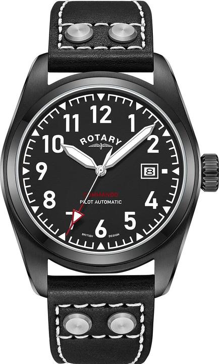 Actual product image Rotary GS05474/19 Commando Men's Watch 42mm 10ATM (Analogue wristwatch, 42 mm)