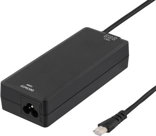 Image du produit Deltaco SMP-120WD adaptateur/inverseur de puissance Indoor Black (120 W)