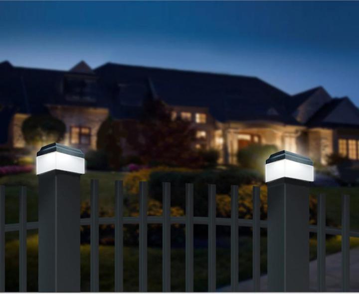 Actual product image Greenblue Solar lamp for LED post 80x80 GB127 Envelope roof (7 lm)
