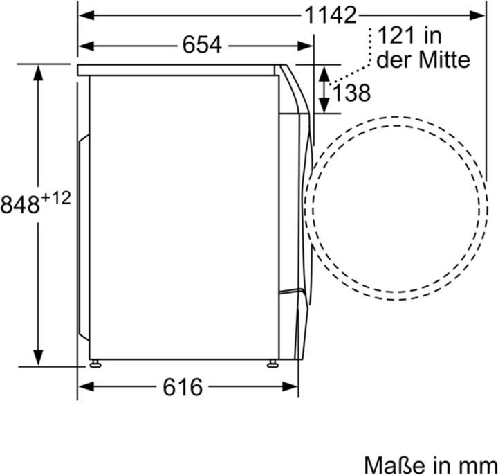 Actual product image Bosch Hausgeräte WNC244070 (EU plug)