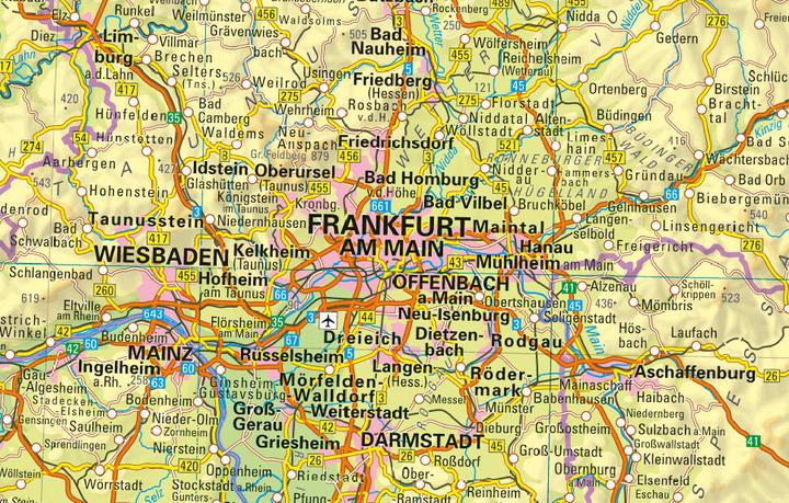 Produktbild Übersichtskarte Deutschland 1 : 750 000