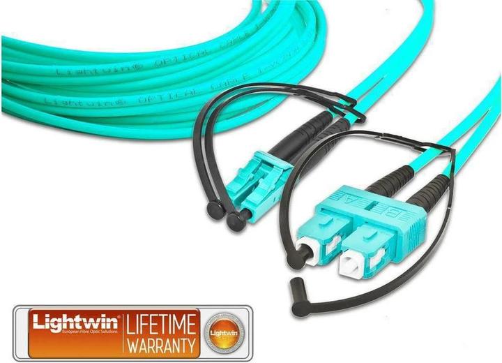 Produktbild Lightwin LWL Duplex Patchkabel (CAT7, 15 m)