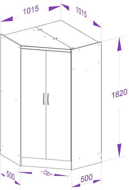 Produktbild Vente-unique Aurali (101.5 x 101.5 x 182 cm)