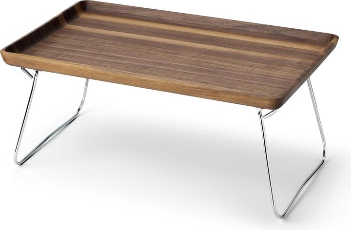 Image du produit Continenta Bett-Tablett, Walnuss, 53x32x7cm