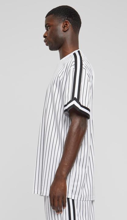 Produktbild Urban Classics Oversized Striped Mesh Tee - 138093 (4XL)