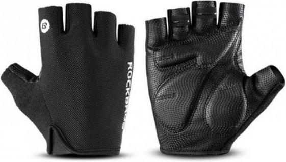 Actual product image Rockbros S106BK cycling gloves, size S - gray (S)