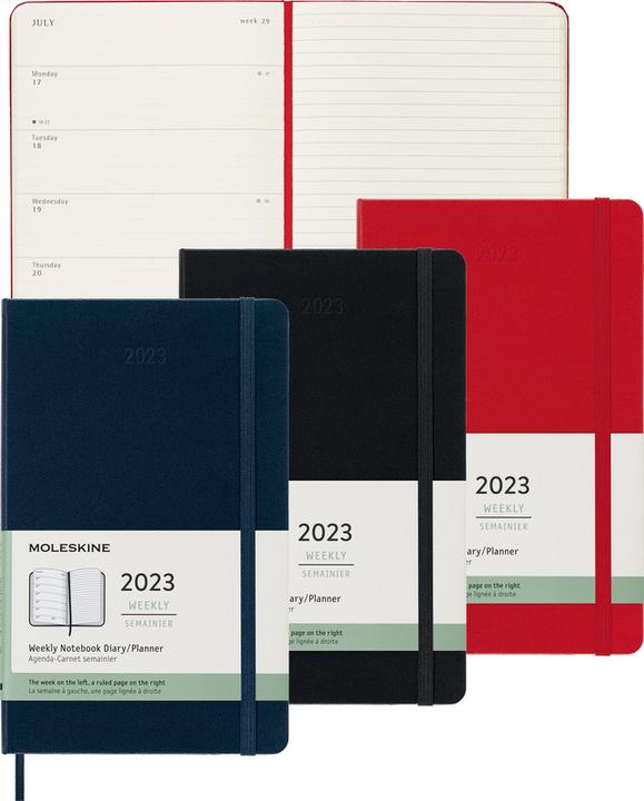 Actual product image Moleskine Weekly (13 x 21 cm, English)