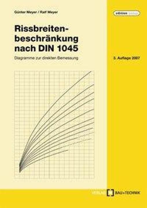 Actual product image Rissbreitenbeschränkung nach DIN 1045 (German, Günther Meyer, 2006)