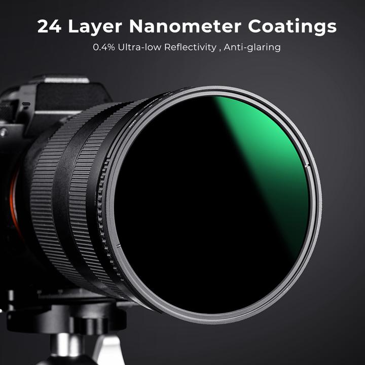 Produktbild K&F Concept Filter Slim 43 mm MV36 (43 mm, ND- / Graufilter)