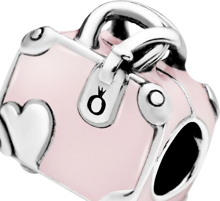 Actual product image Pandora Suitcase (Silver 925, Enamel)
