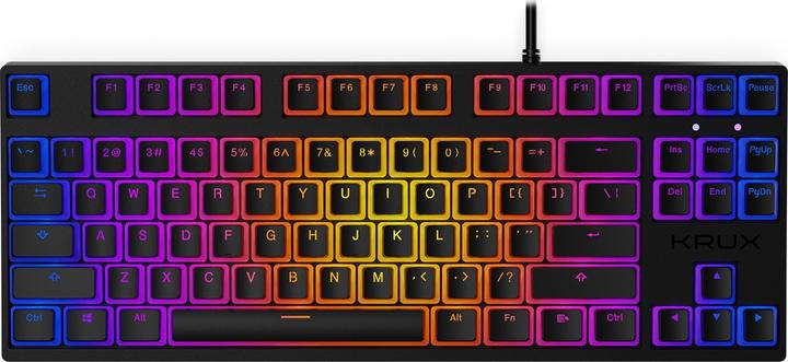 Krux Klawiatura Atax PRO RGB Pudding Outemu Black (KRX0127) (US, Kabelgebunden)