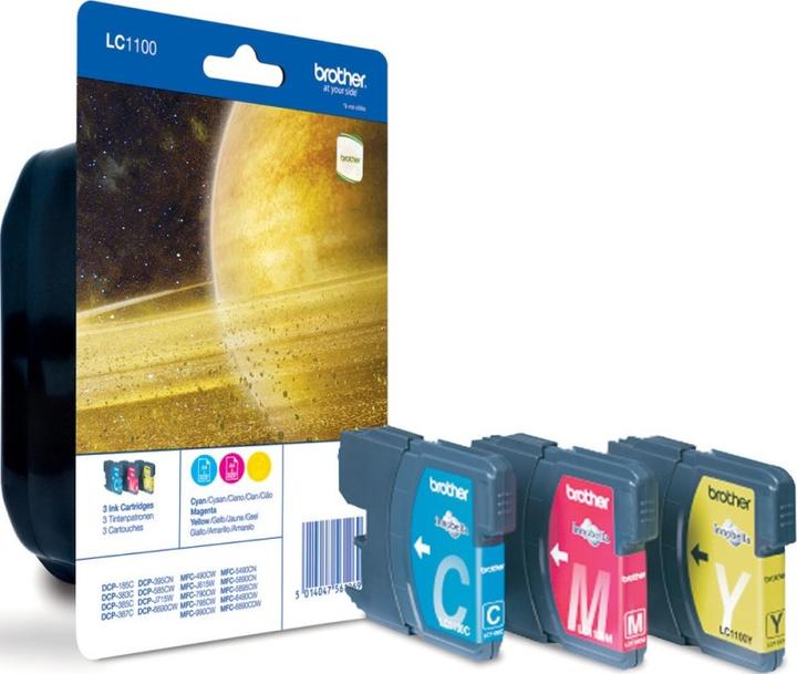 Immagine prodotto Brother LC1100 Pack Arcobaleno (M, Y, C)