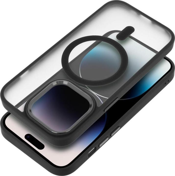 Image du produit OEM Back panel cover MATTE MAG COVER case compatible with MagSafe for IPHONE 11 Pro black (Apple iPhone 11 Pro)