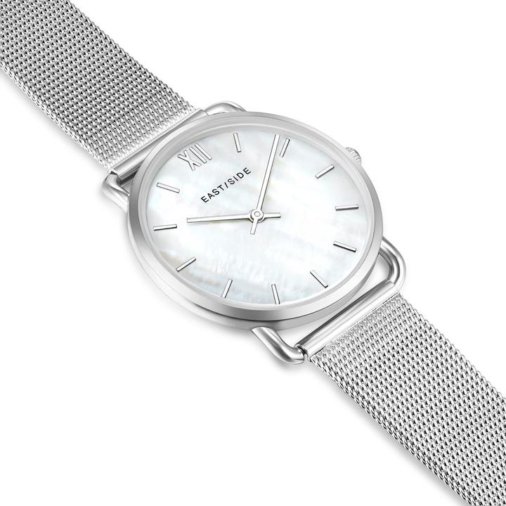 Produktbild Eastside Damen Quarzuhr Pearl Moon Edelstahl silber - 9850 (Analoguhr, 33 mm)