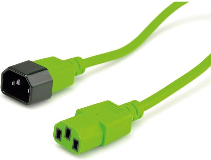 Roline Apparatus connector green 0.8m (0.80 m)