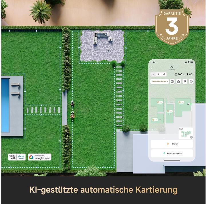 Produktbild Dreame A2 (3000 m², Ohne Begrenzungskabel)